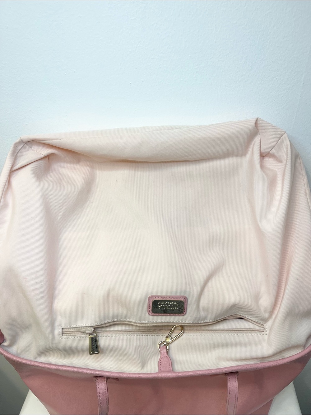 Furla Ariana Saffiano Leather Tote with Gold Logo - Picture 14 of 17